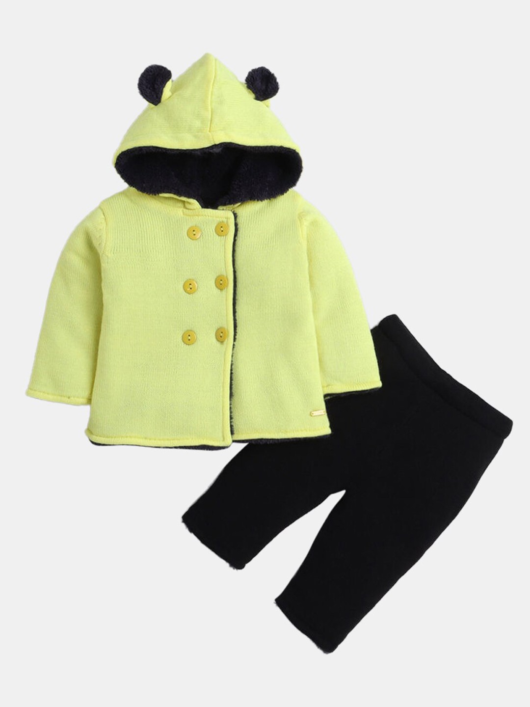 

Hopscotch Boys Lime Green & Black Top with Trousers