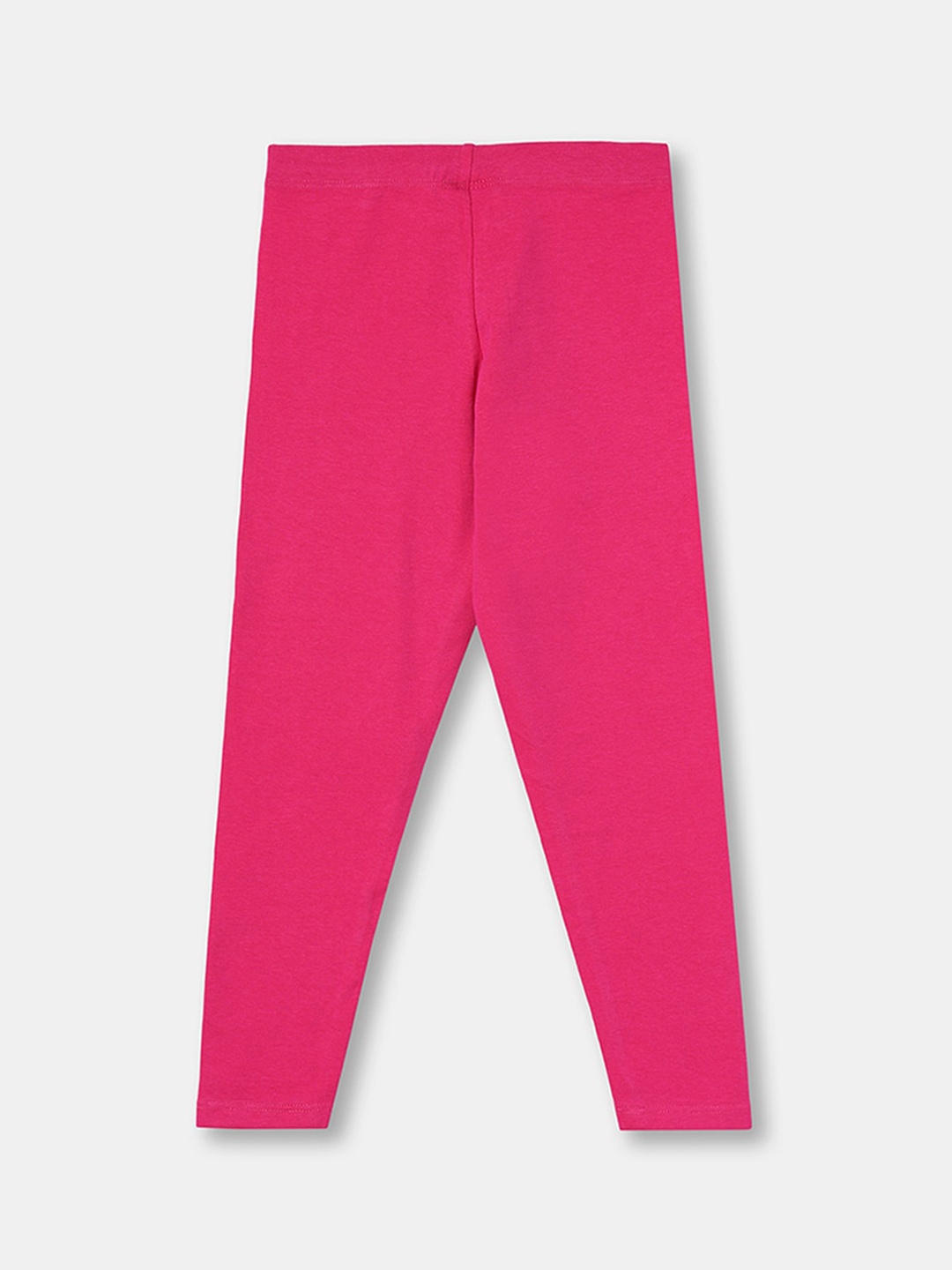 

R&B Girls Pink Solid Ankle-Length Leggings