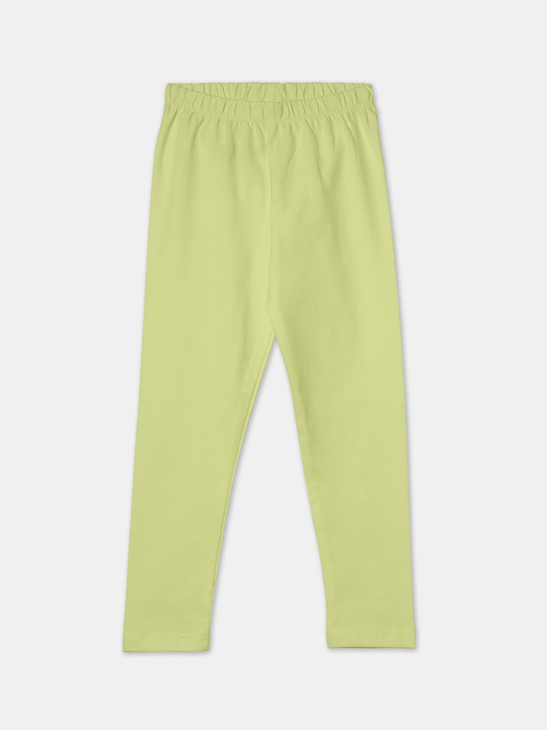

R&B Girls Green Solid Ankle Length Leggings
