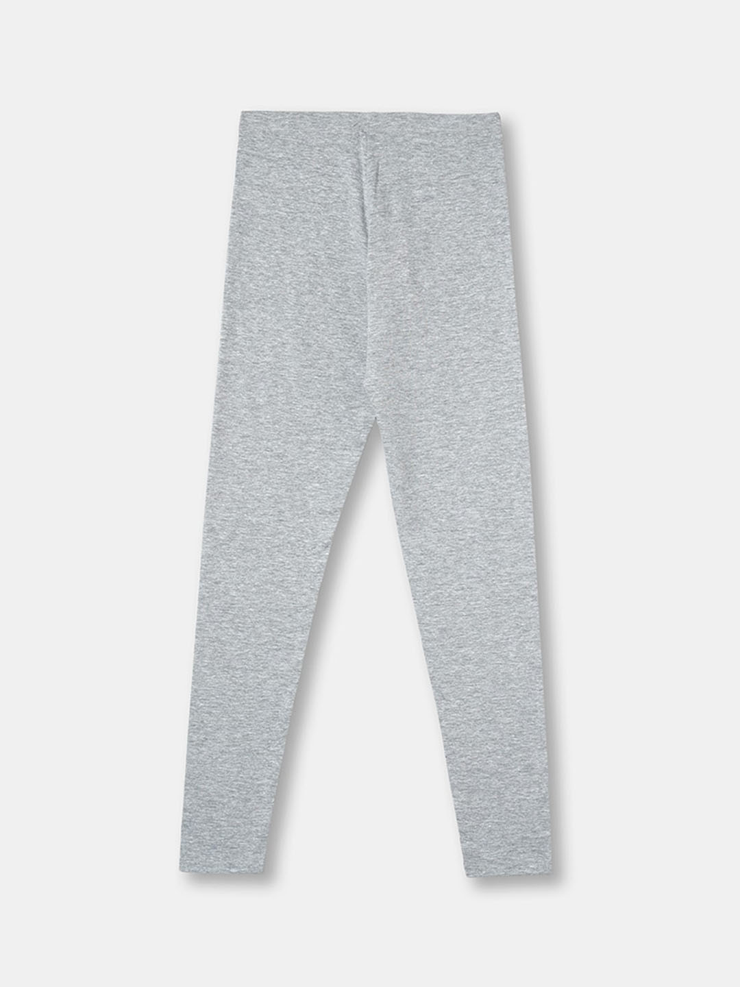 

R&B Girls Grey Solid Cotton Leggings