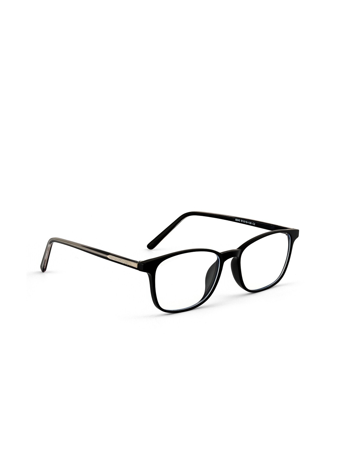 

ROYAL SON Unisex Black Full Rim Square Frames