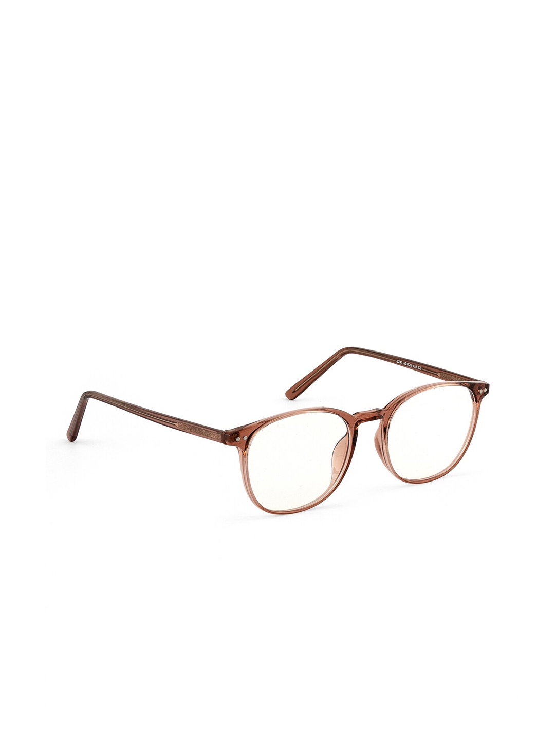 

ROYAL SON Unisex Brown Full Rim Round Frames SF0028-C4