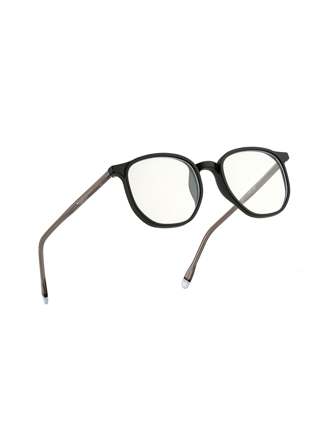 

ROYAL SON Unisex Black Full Rim Spectacles Round Frames SF0024-C1
