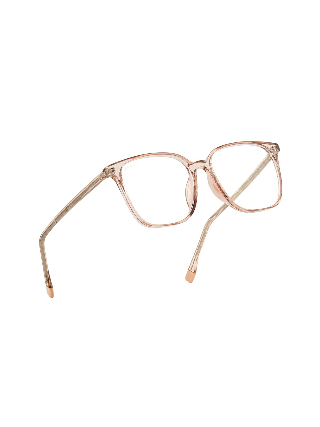 

ROYAL SON Unisex Brown & Transparent Full Rim Square Frames