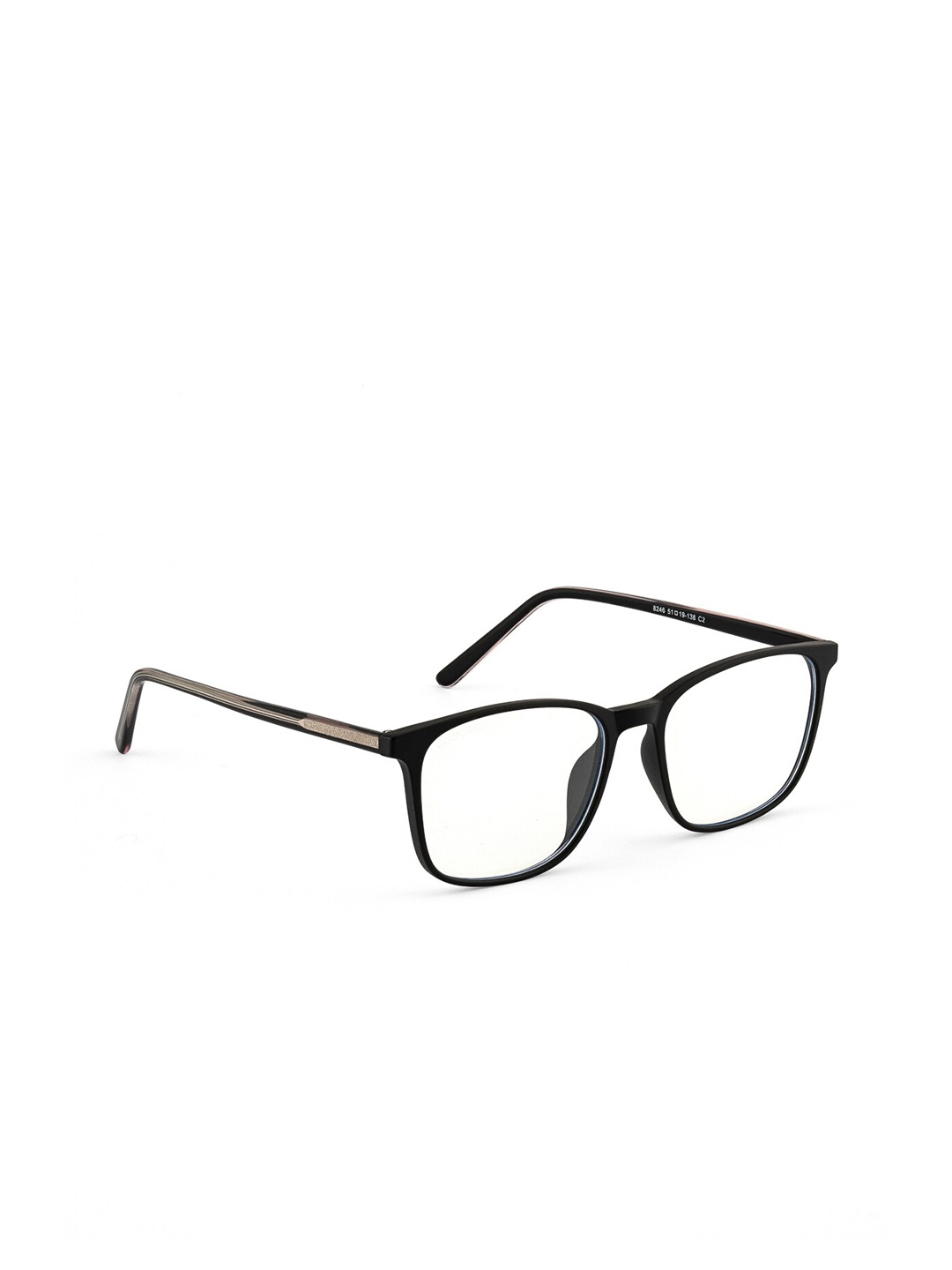 

ROYAL SON Unisex Black Full Rim Square Frames SF0032-C1