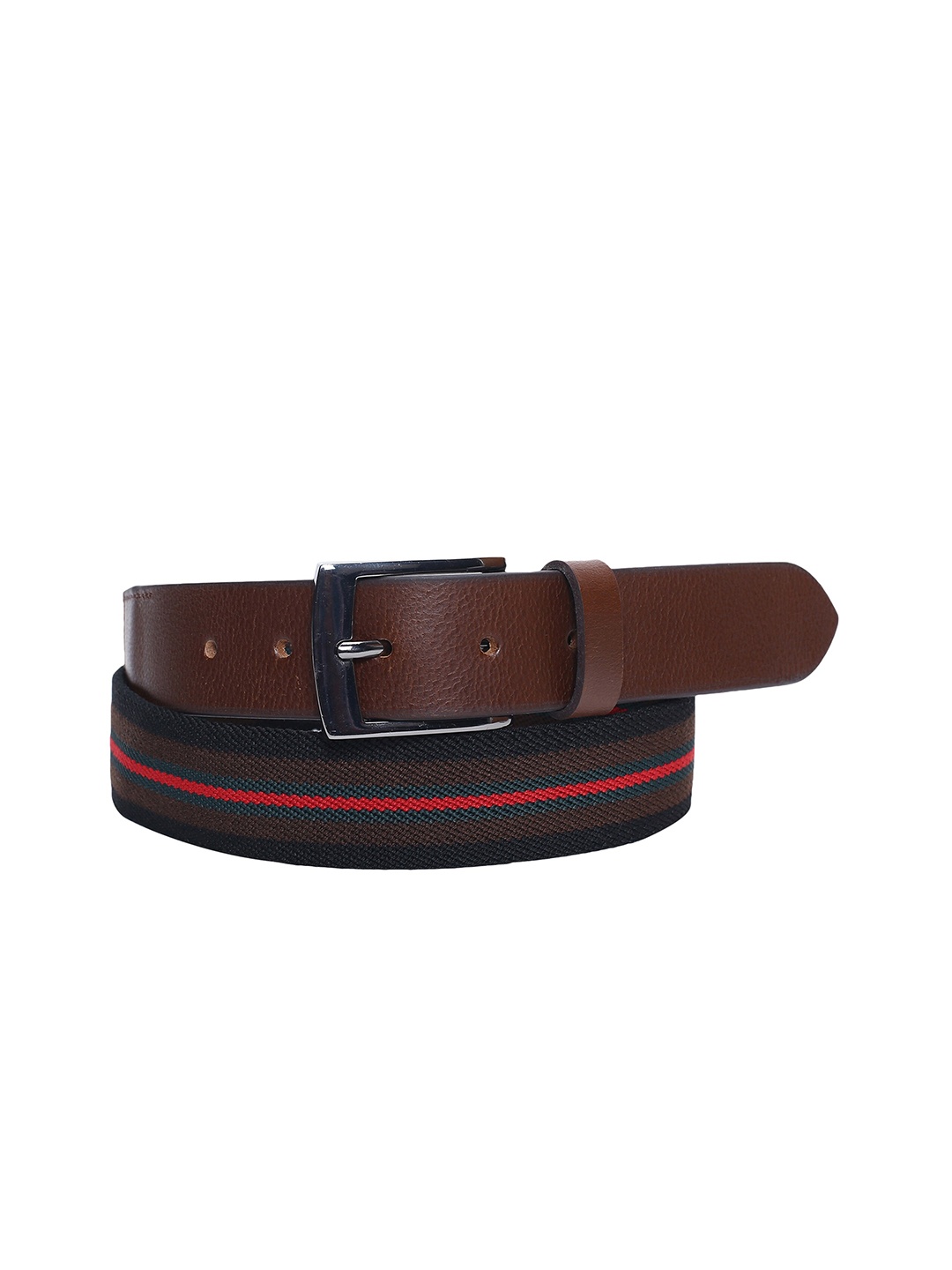 

max Men Brown Leather Belt