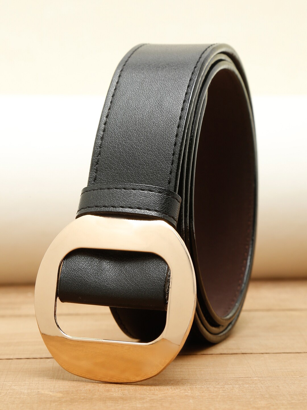 

Apsis Women Black & Gold-Toned Belt