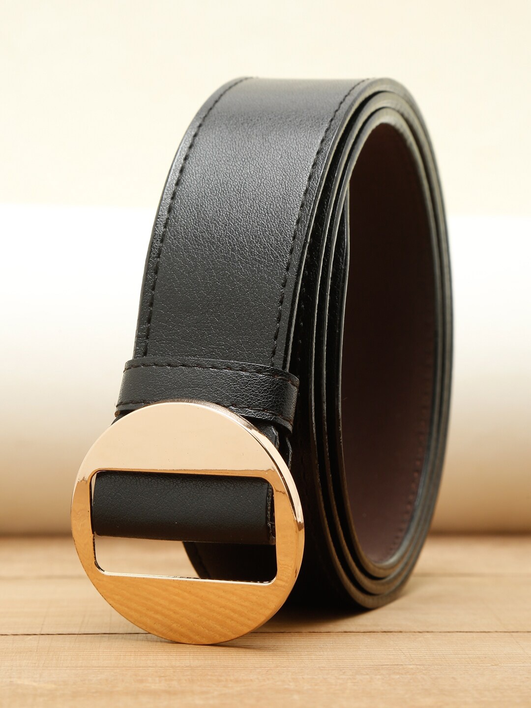 

Apsis Women Black & Gold-Toned Belt