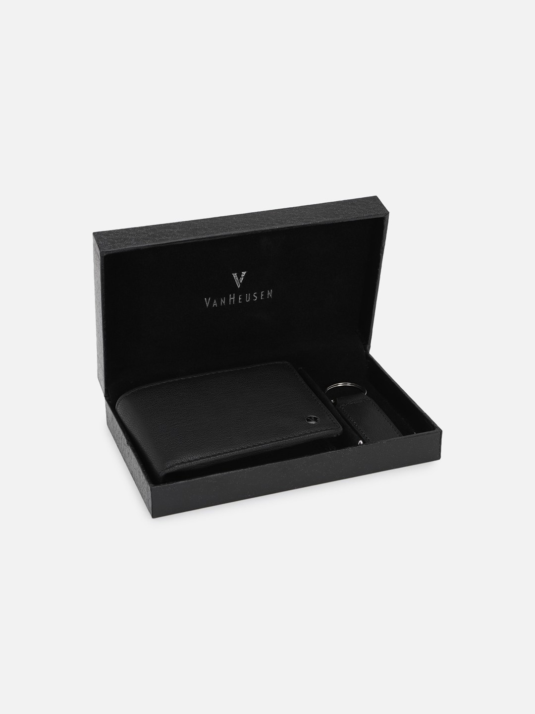 

Van Heusen Men Black Solid Accessory Gift Set