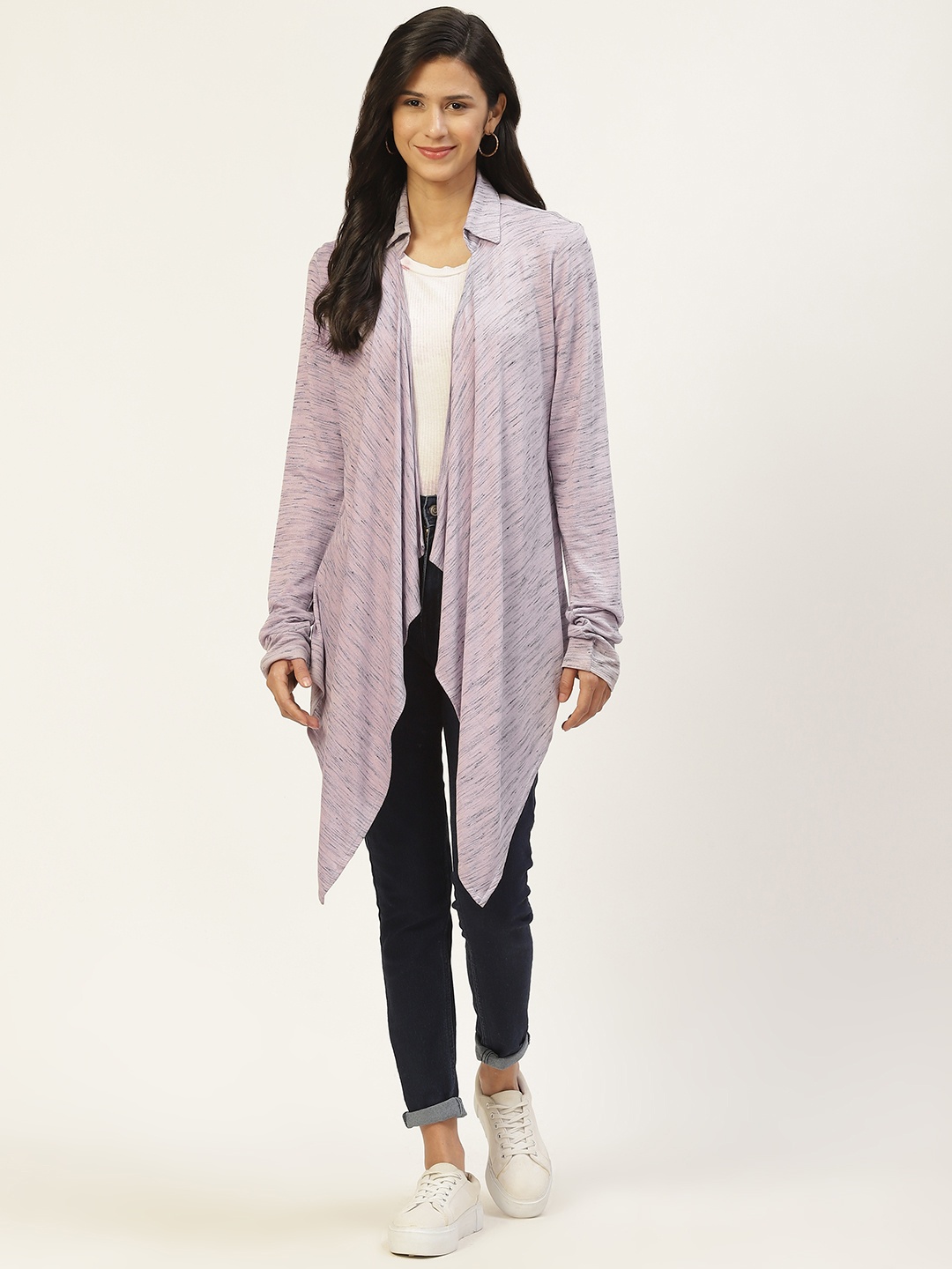 

Belle Fille Women Mauve Waterfall Shrug