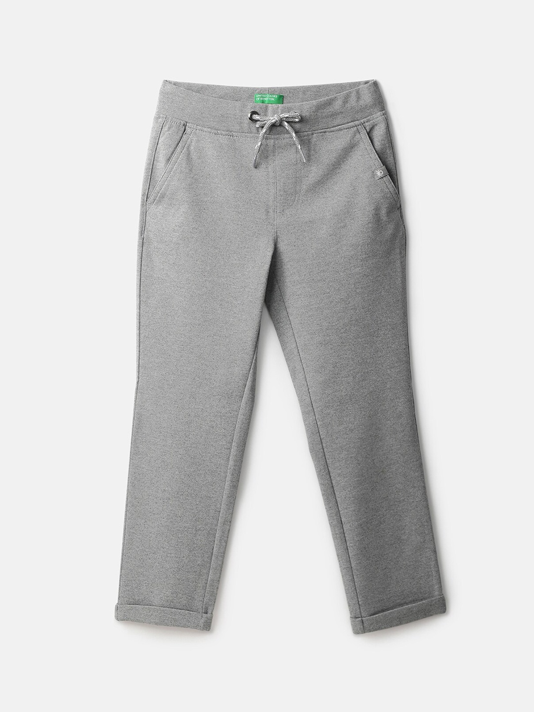 

United Colors of Benetton Boys Grey Regular Fit Trouser