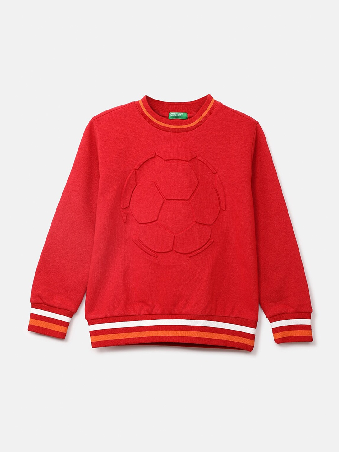 

United Colors of Benetton Boys Red Sweatshirt