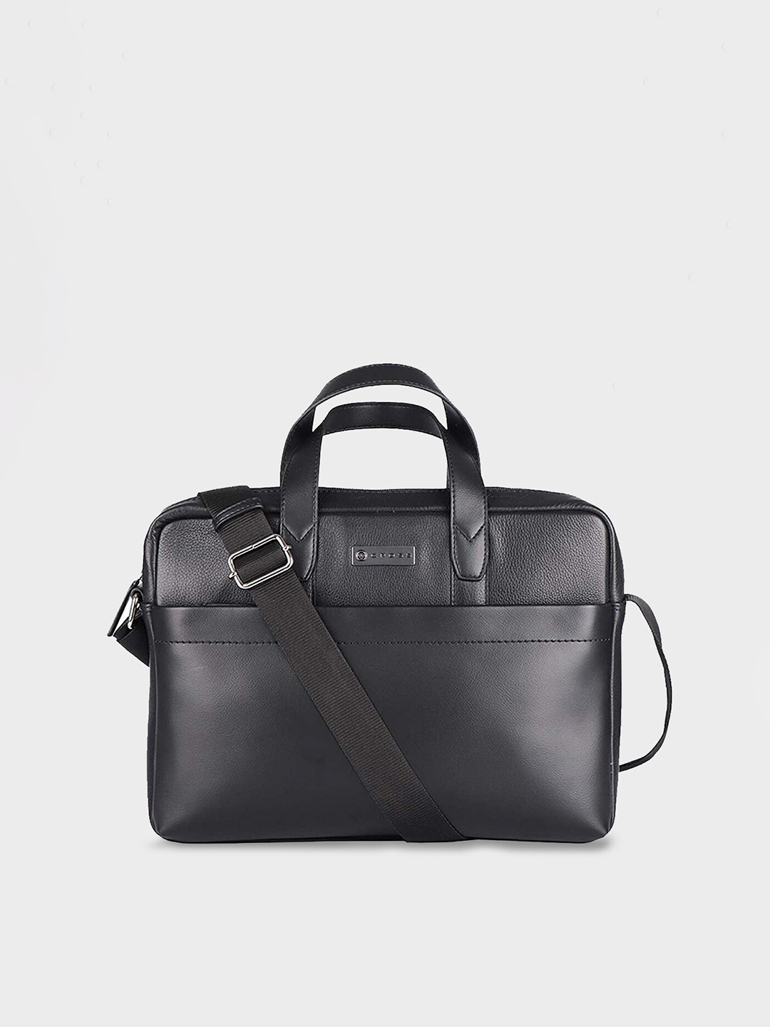 

Cross Men Solid Laptop Bag, Black