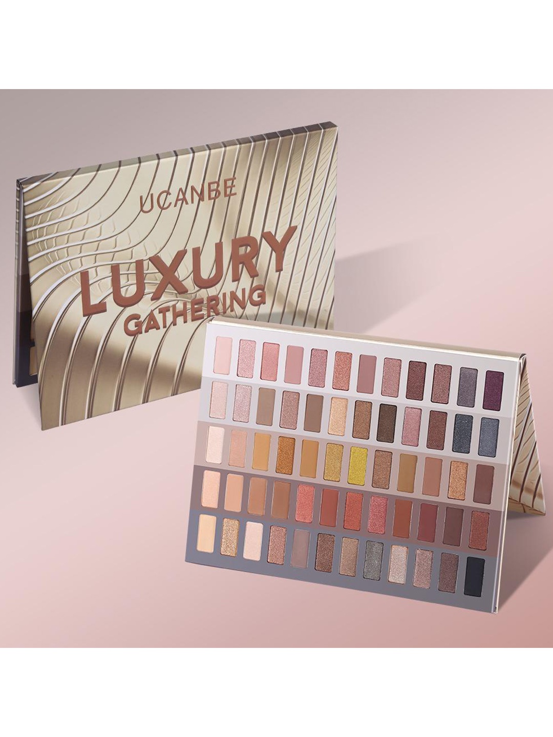 

UCANBE 60 Colors Luxury Gathering High-Pigmented Eyeshadow Palette, Multi