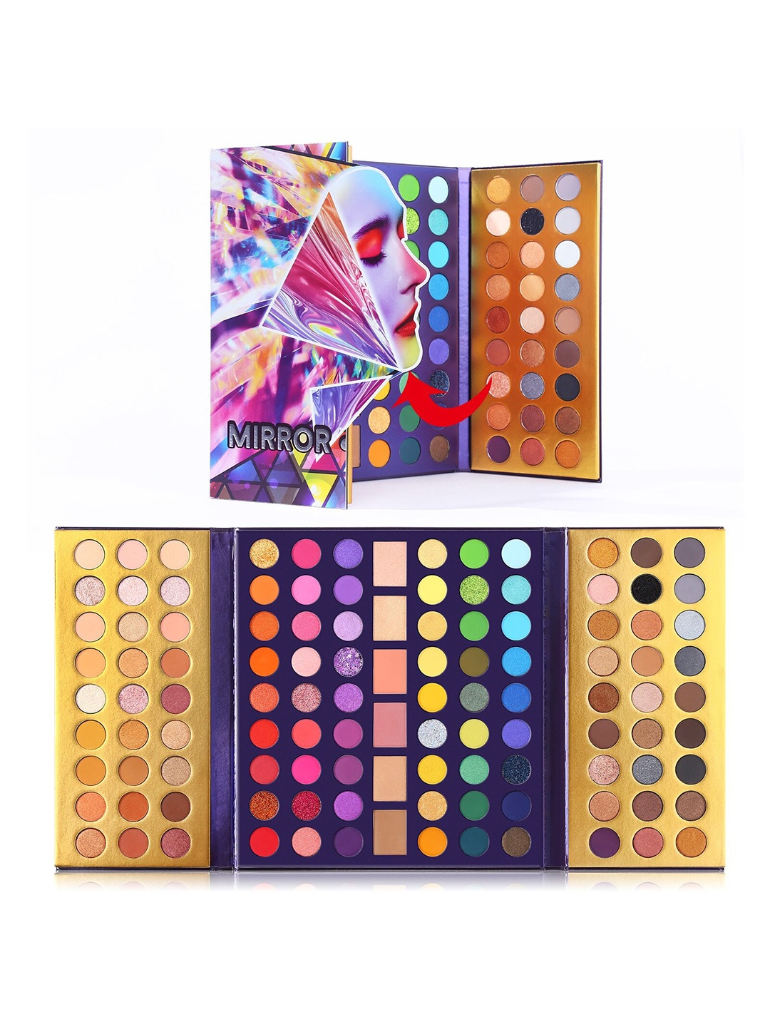 

UCANBE Mirror High-Pigmented Eyeshadow Palette, Multi
