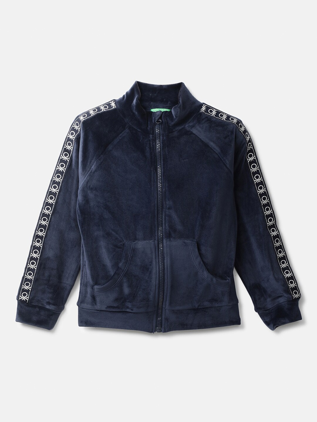 

United Colors of Benetton Girls Navy Blue Sweatshirt