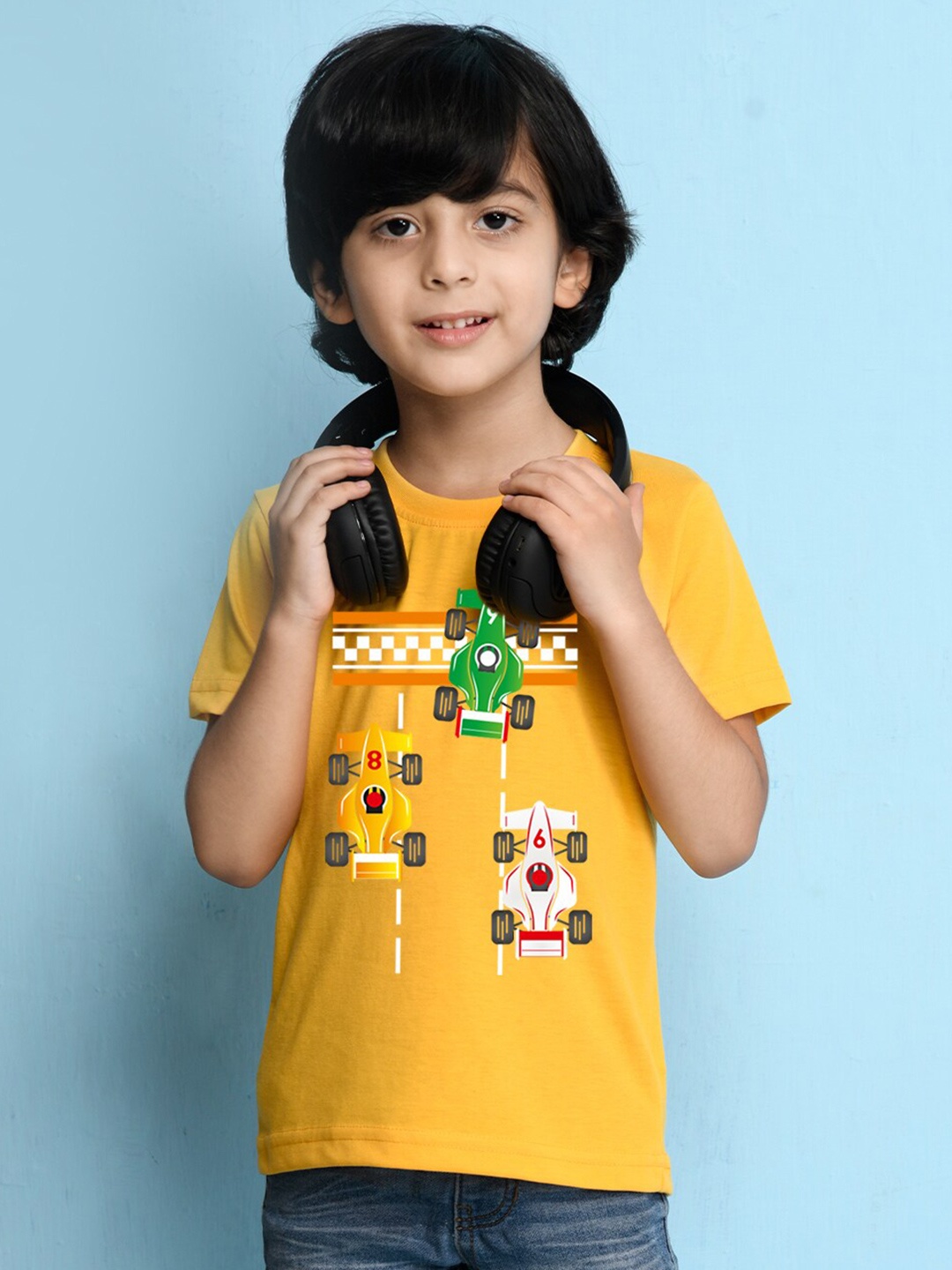 

NUSYL Boys Yellow T-shirt