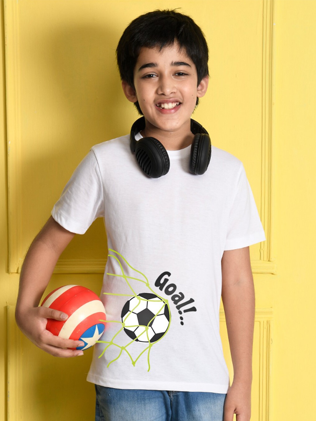 

NUSYL Boys White T-shirt