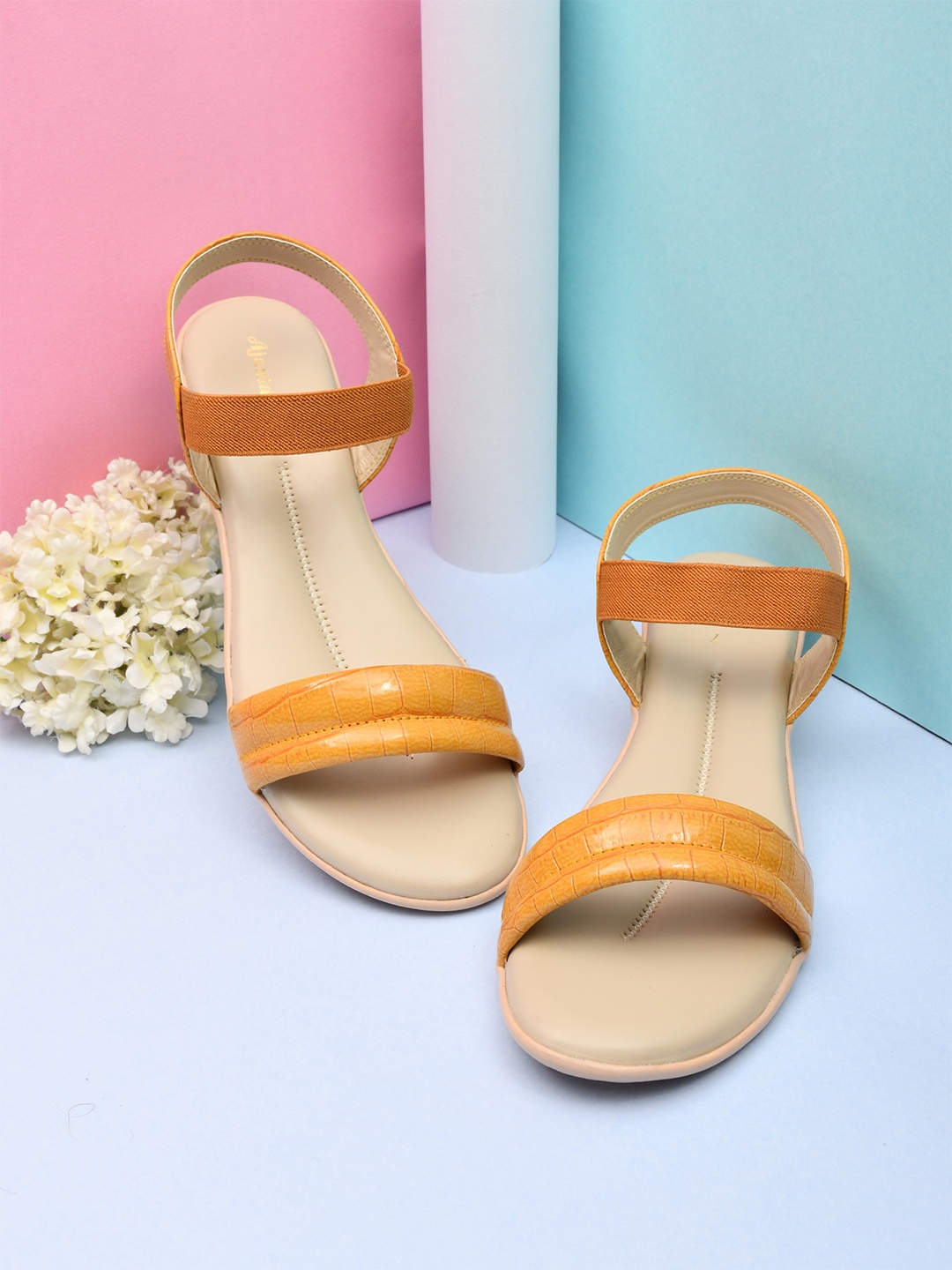

Ajanta Women Yellow & Beige Wedge Heels