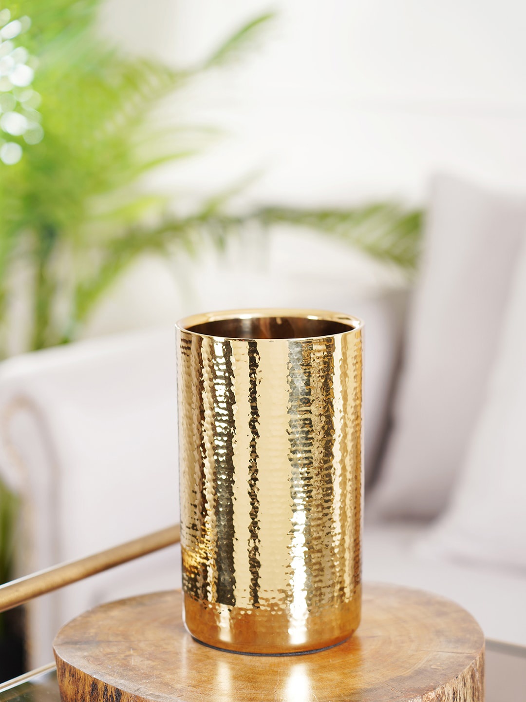 

Pure Home and Living Gold-Toned Hammered Wine Chiller