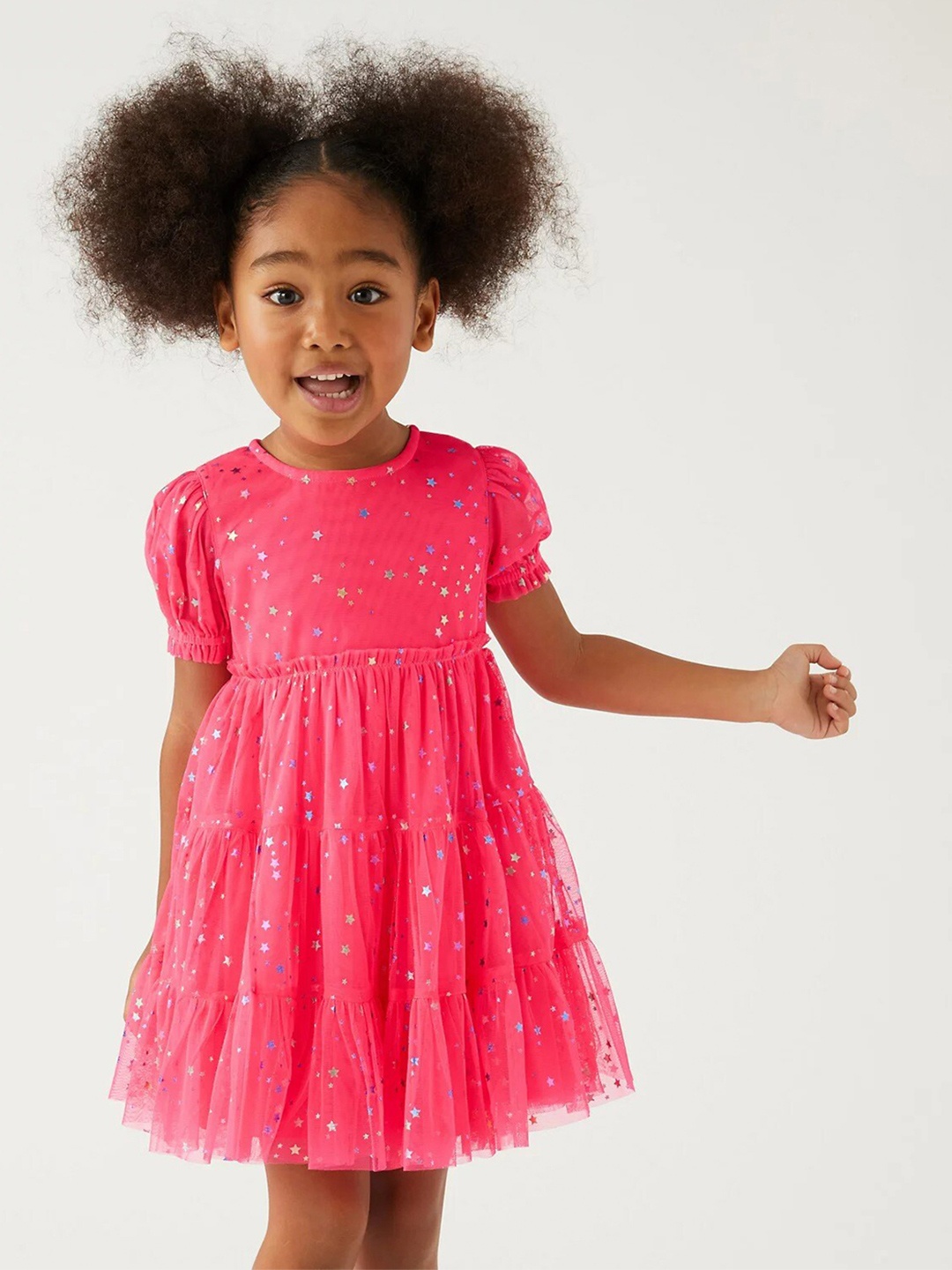 

Marks & Spencer Girls Pink A-Line Dress