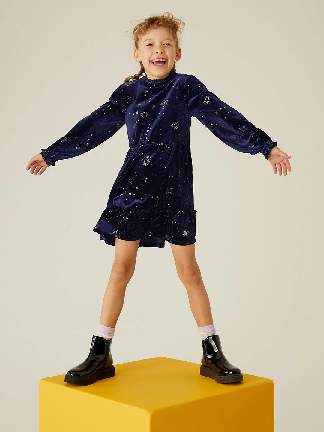 

Marks & Spencer Girls Navy Blue A-Line Dress