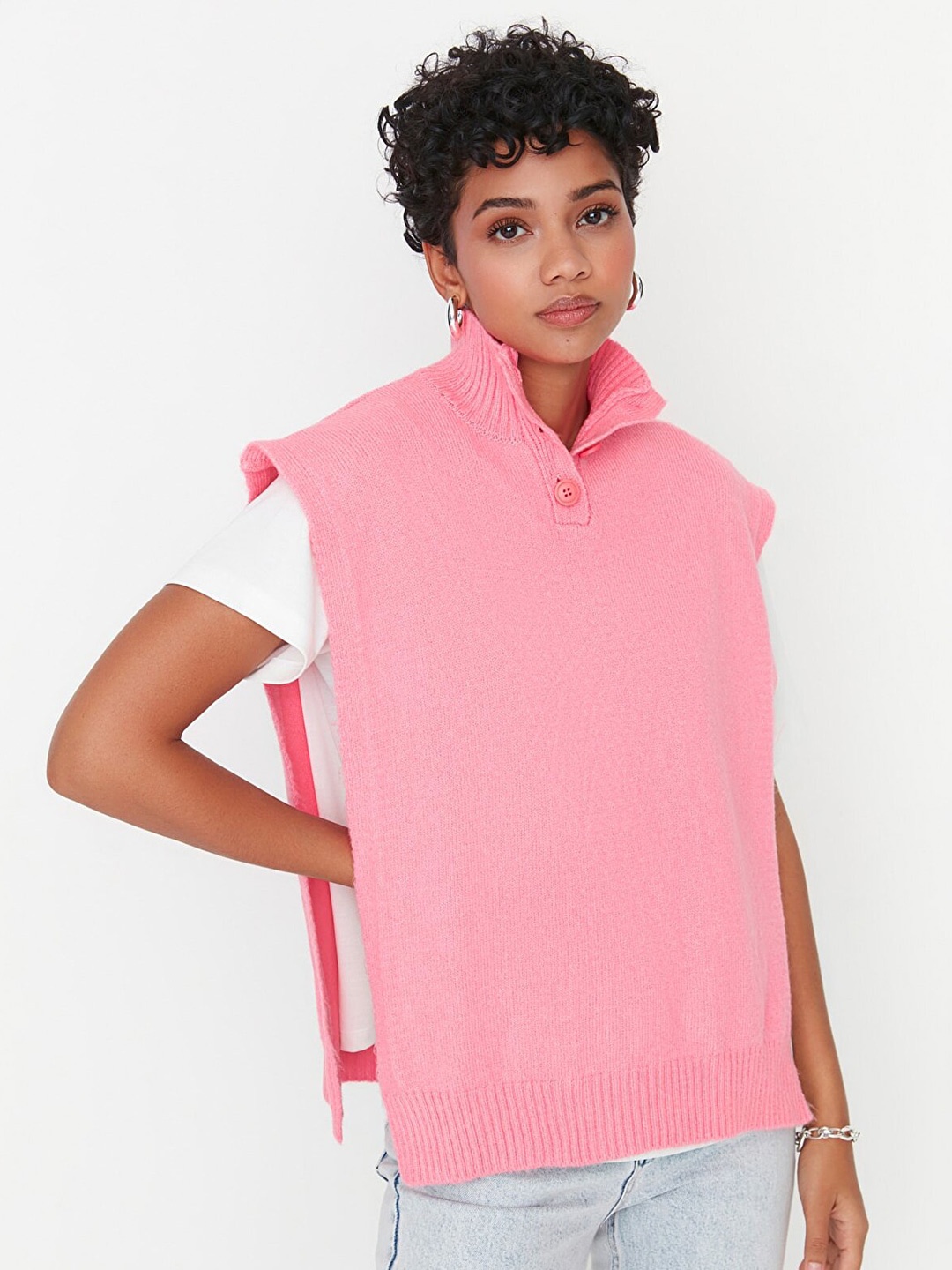 

Trendyol Women Pink Cardigan