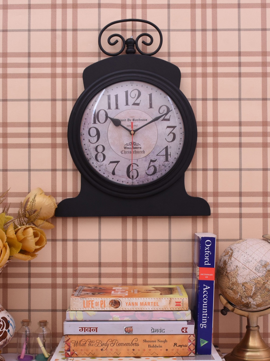 

Home Sparkle Grey Dial Analogue 38 cm x 29 cm Wall Clock
