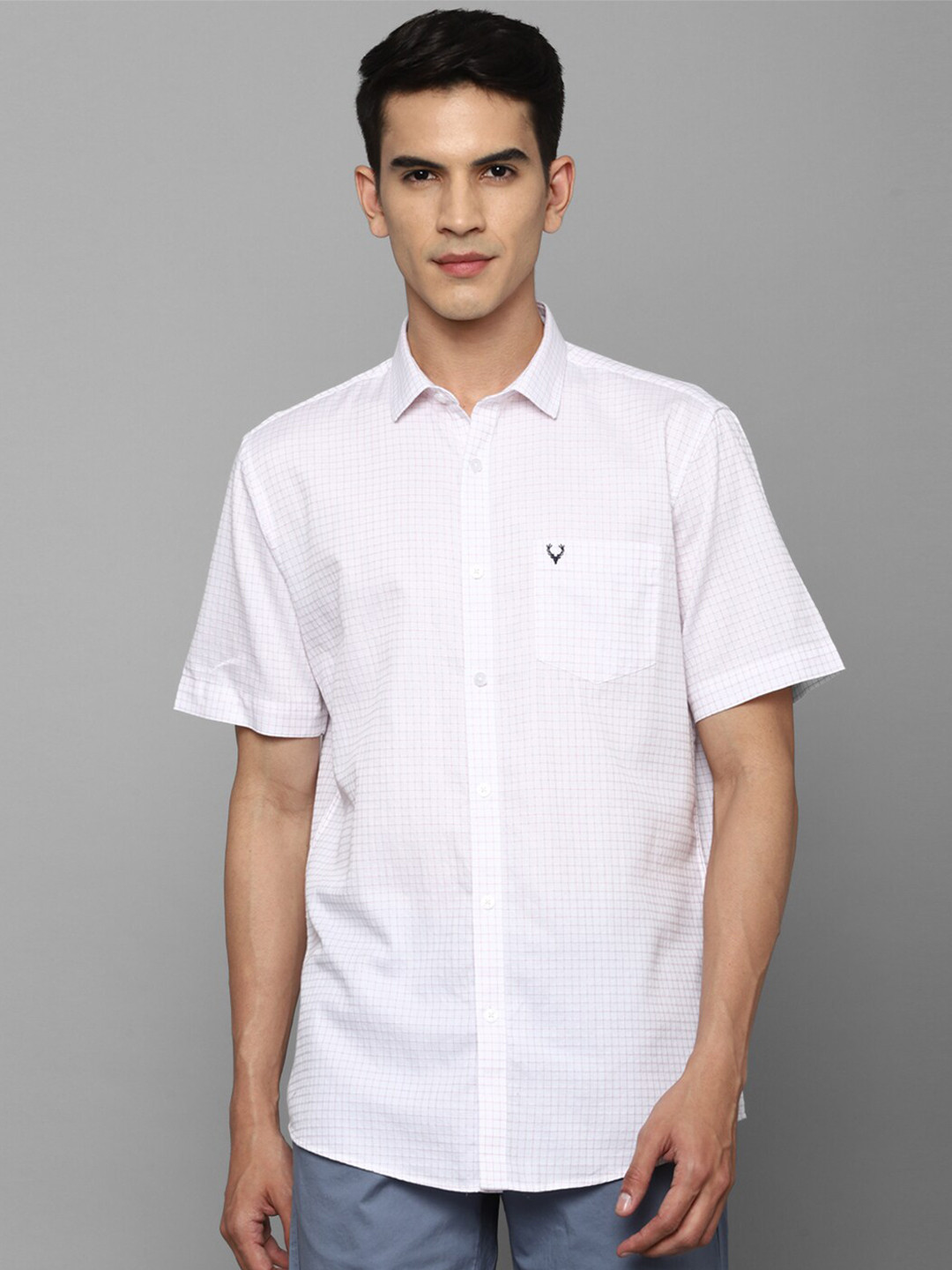 

Allen Solly Men White Slim Fit Cotton Casual Shirt