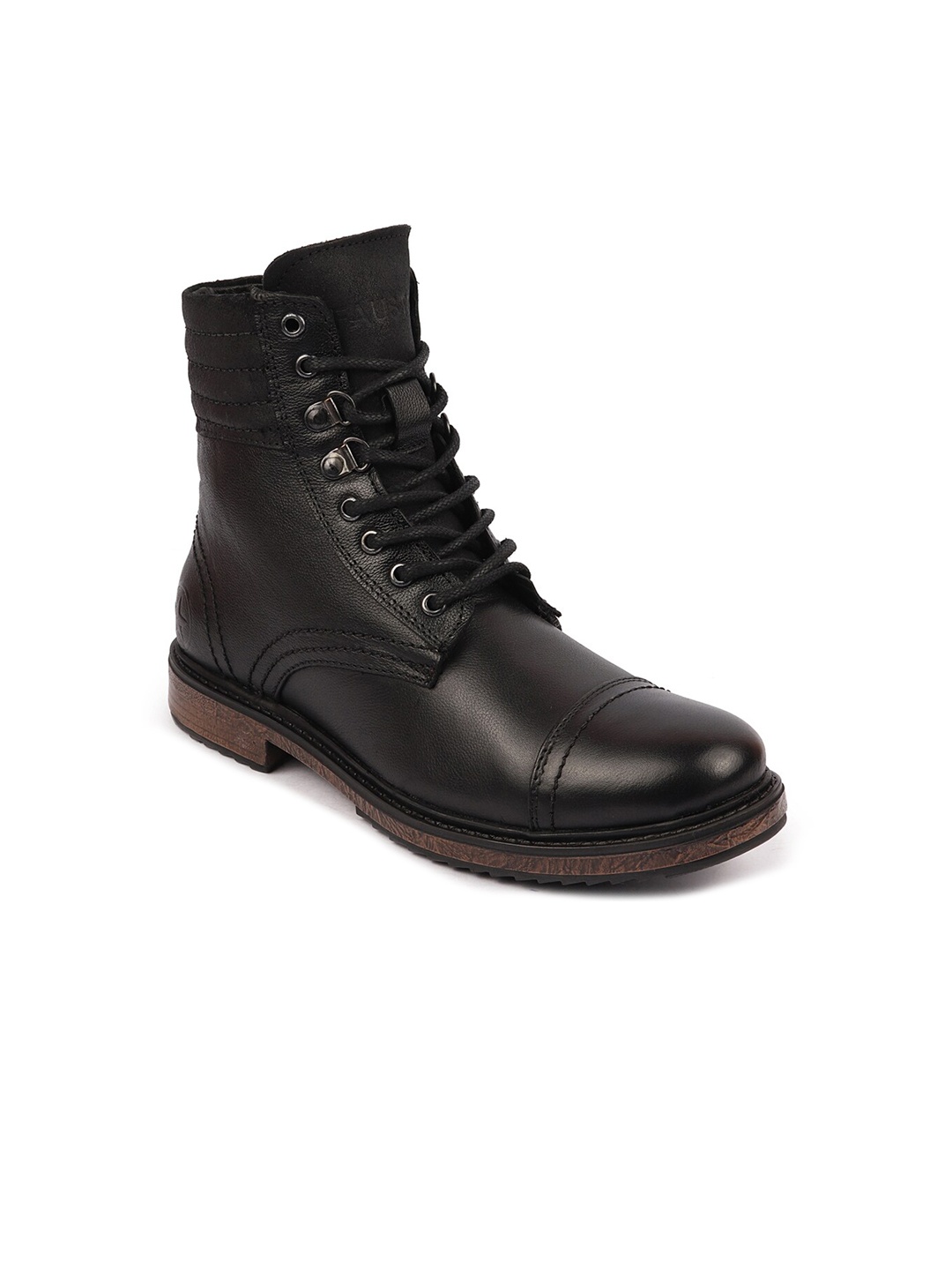 

FAUSTO Men Black Solid Boots