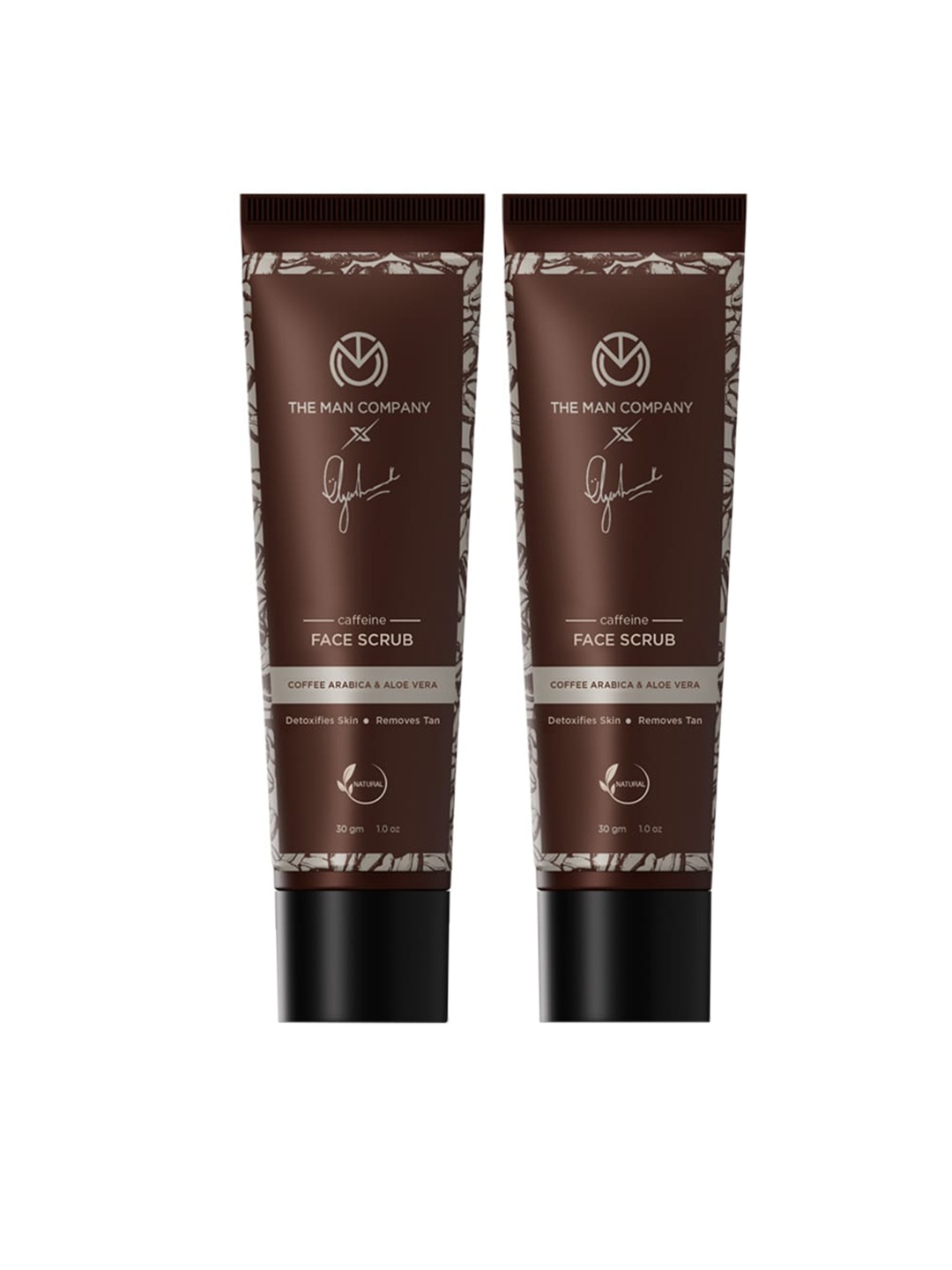 

THE MAN COMPANY Men Set Of 2 Caffeine Face Scrub 30 gm Each, White