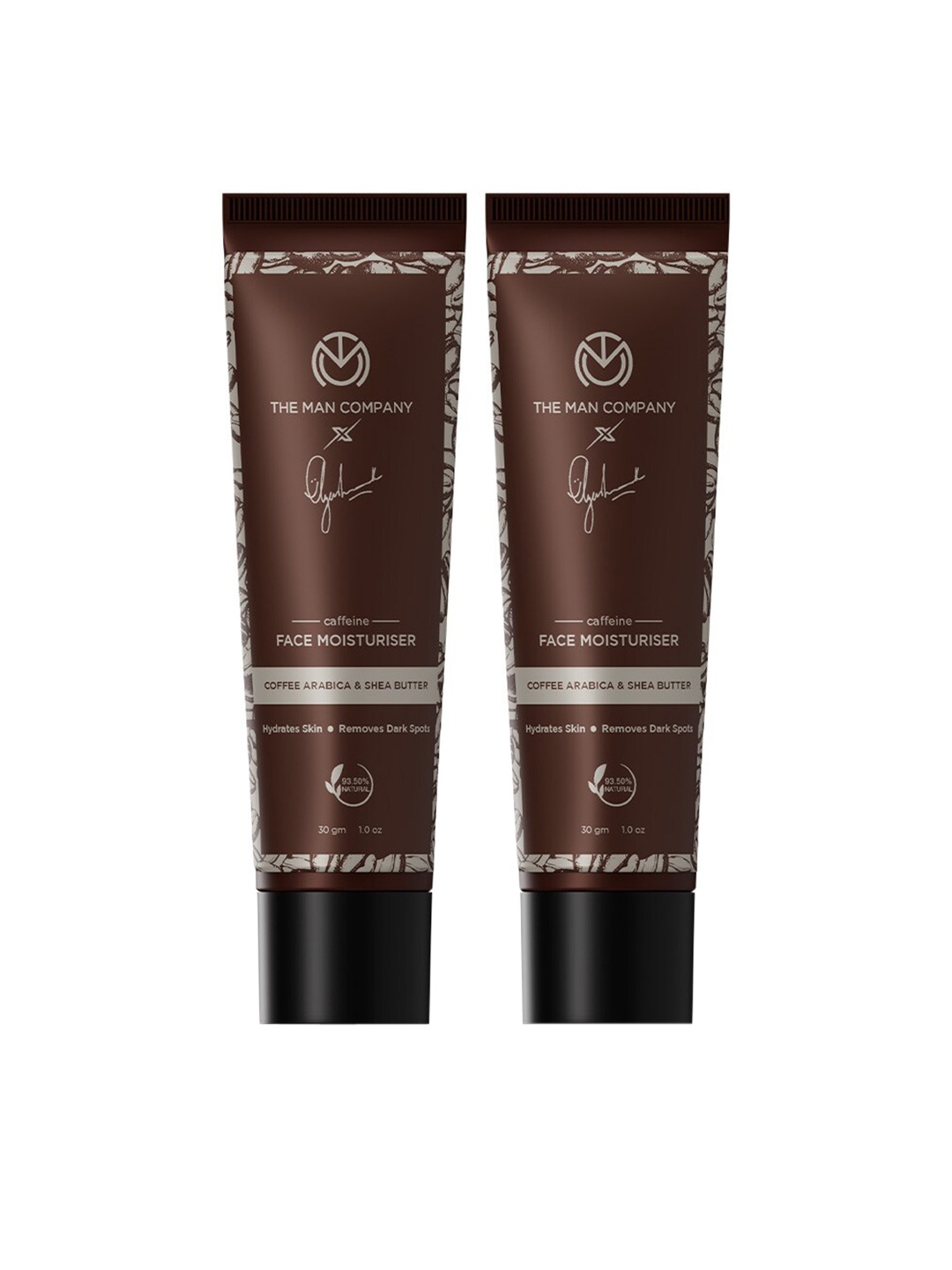 

THE MAN COMPANY Men Set Of 2 Caffeine Face Moisturiser 60gm, White