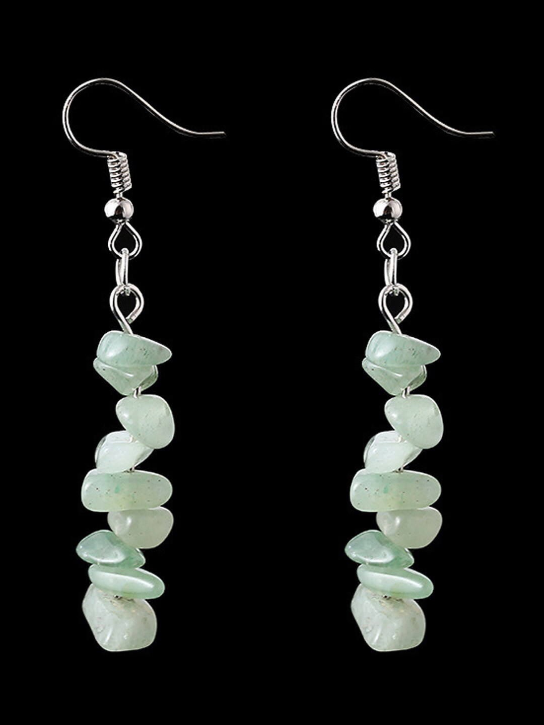 

Young & Forever Green Teardrop Shaped Drop Earrings