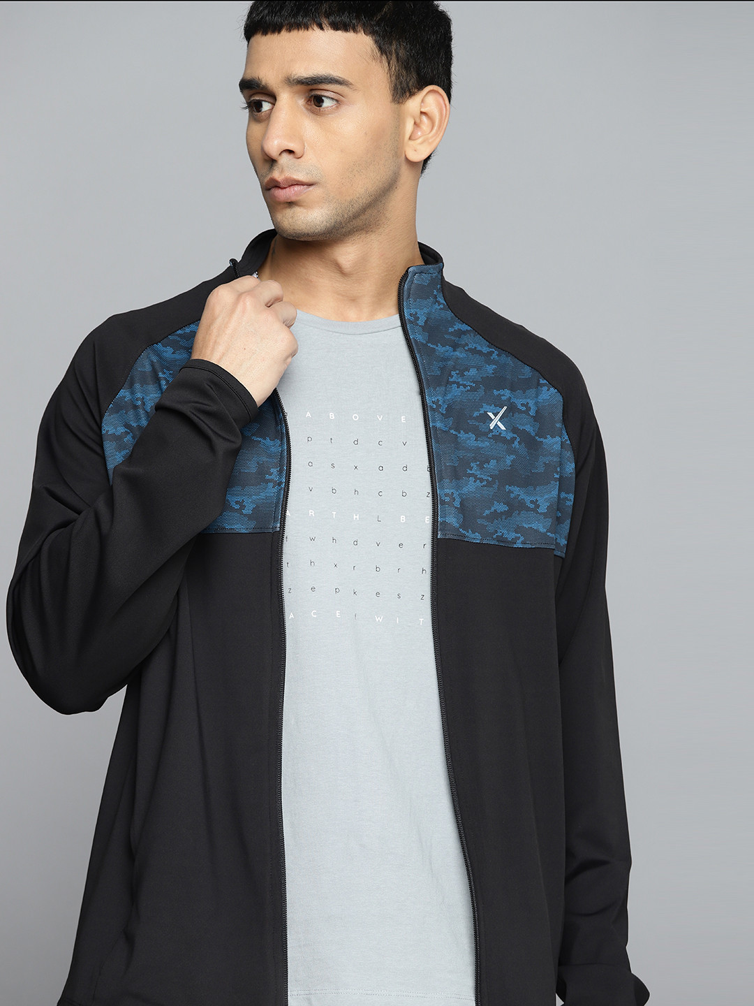 

HRX by Hrithik Roshan Men Printed Sweatshirt, Black