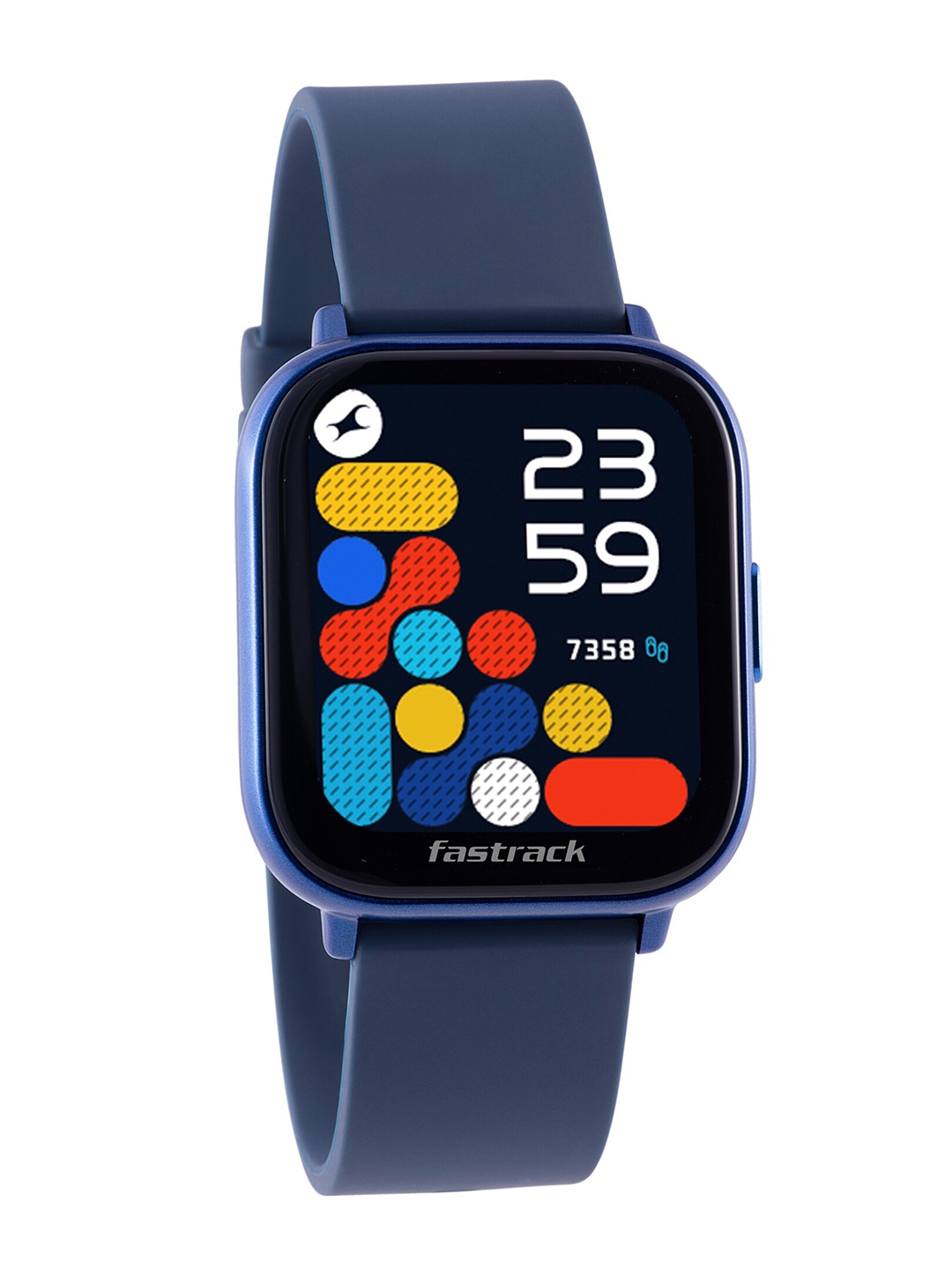 

Fastrack Blue Solid Smart Watch