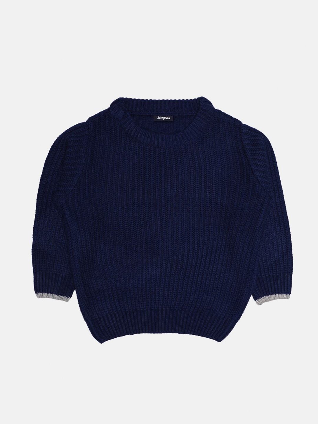 

CHIMPRALA Boys Navy Blue Pullover
