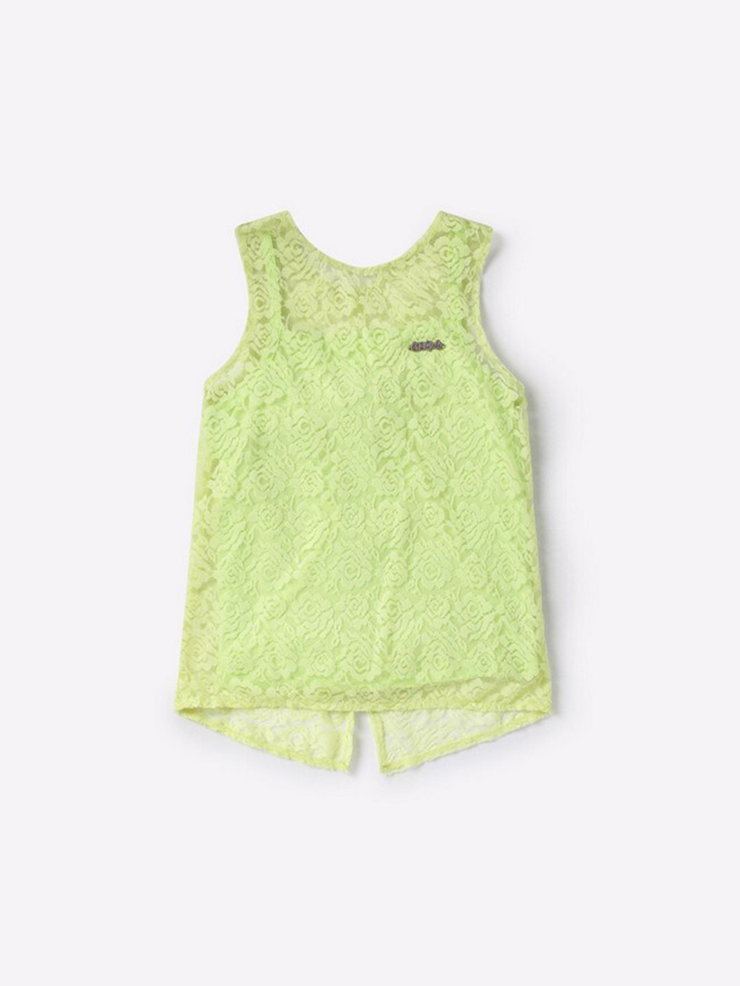 

612League Green Self Design High-Low Top