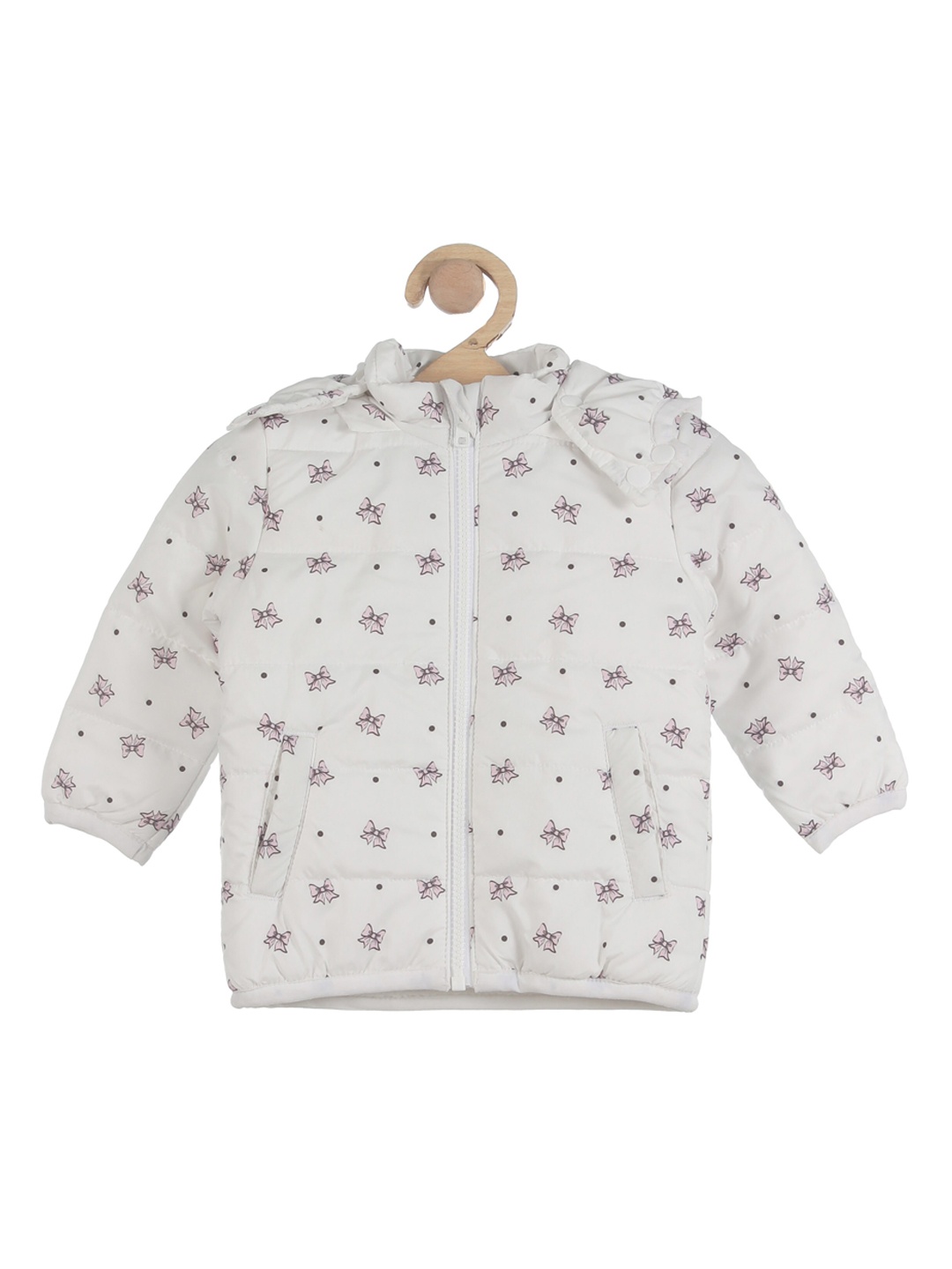 

Lil Lollipop Unisex Kids White Lightweight Open Front Jacket