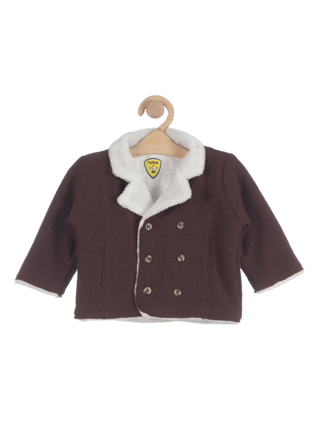 

Lil Lollipop Boys Brown Floral Lightweight Tailored Jacket