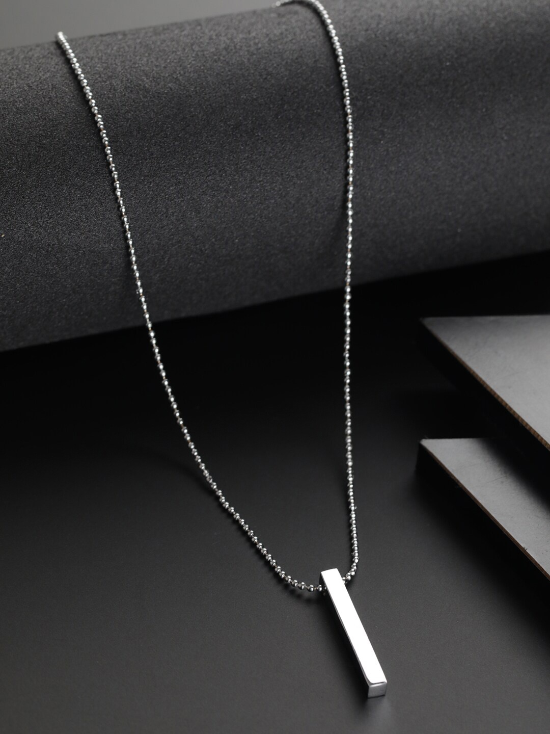 

Priyaasi Men Silver-Toned Silver-Plated Necklace