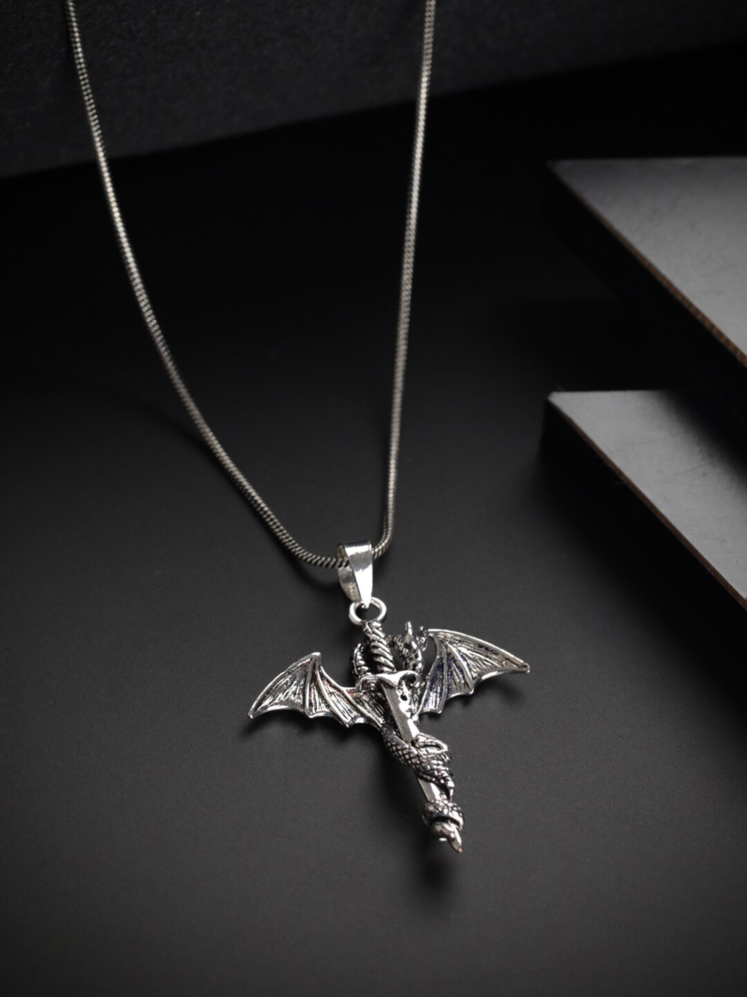 

Priyaasi Men Silver-Plated Necklace
