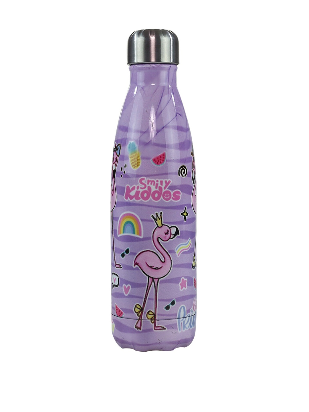 

Smily Kiddos Purple Printed BPA Free Stainless Steel Water Bottle 500 ml