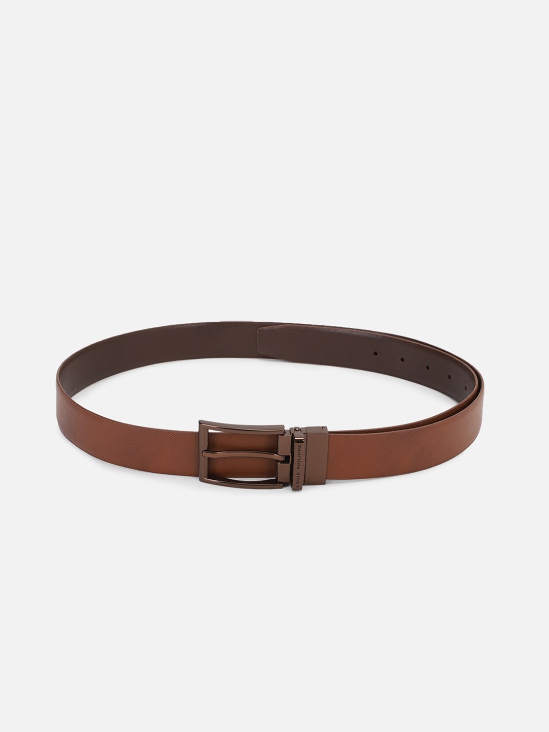 

Louis Philippe Men Brown Leather Formal Belt