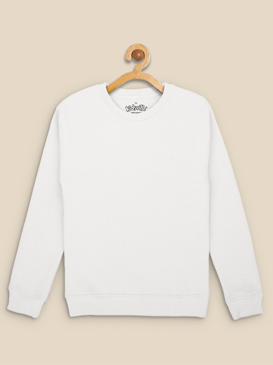 

Kids Ville Girls Off White Pullover Sweatshirt