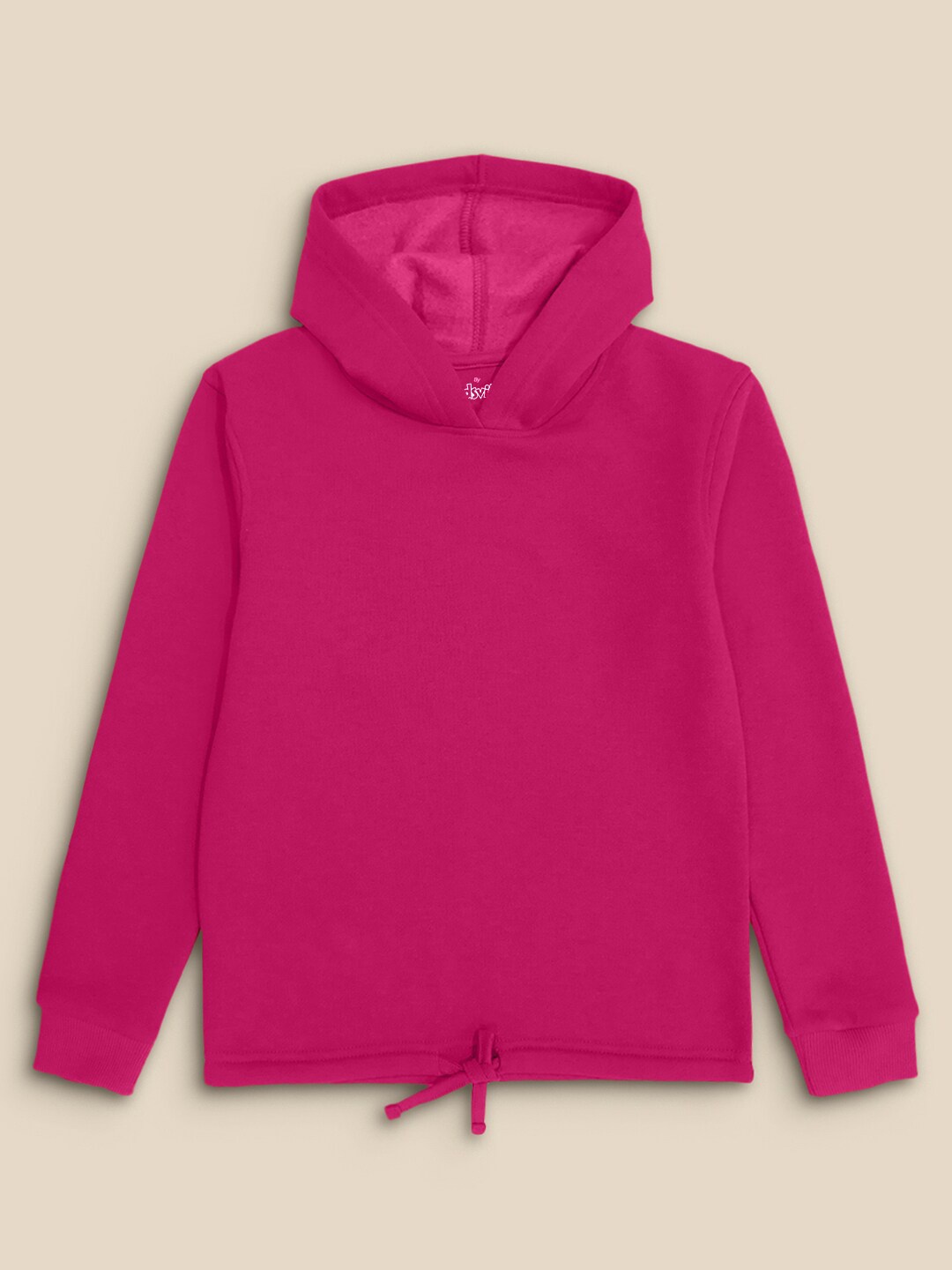 

Kids Ville Girls Pink Hooded Sweatshirt