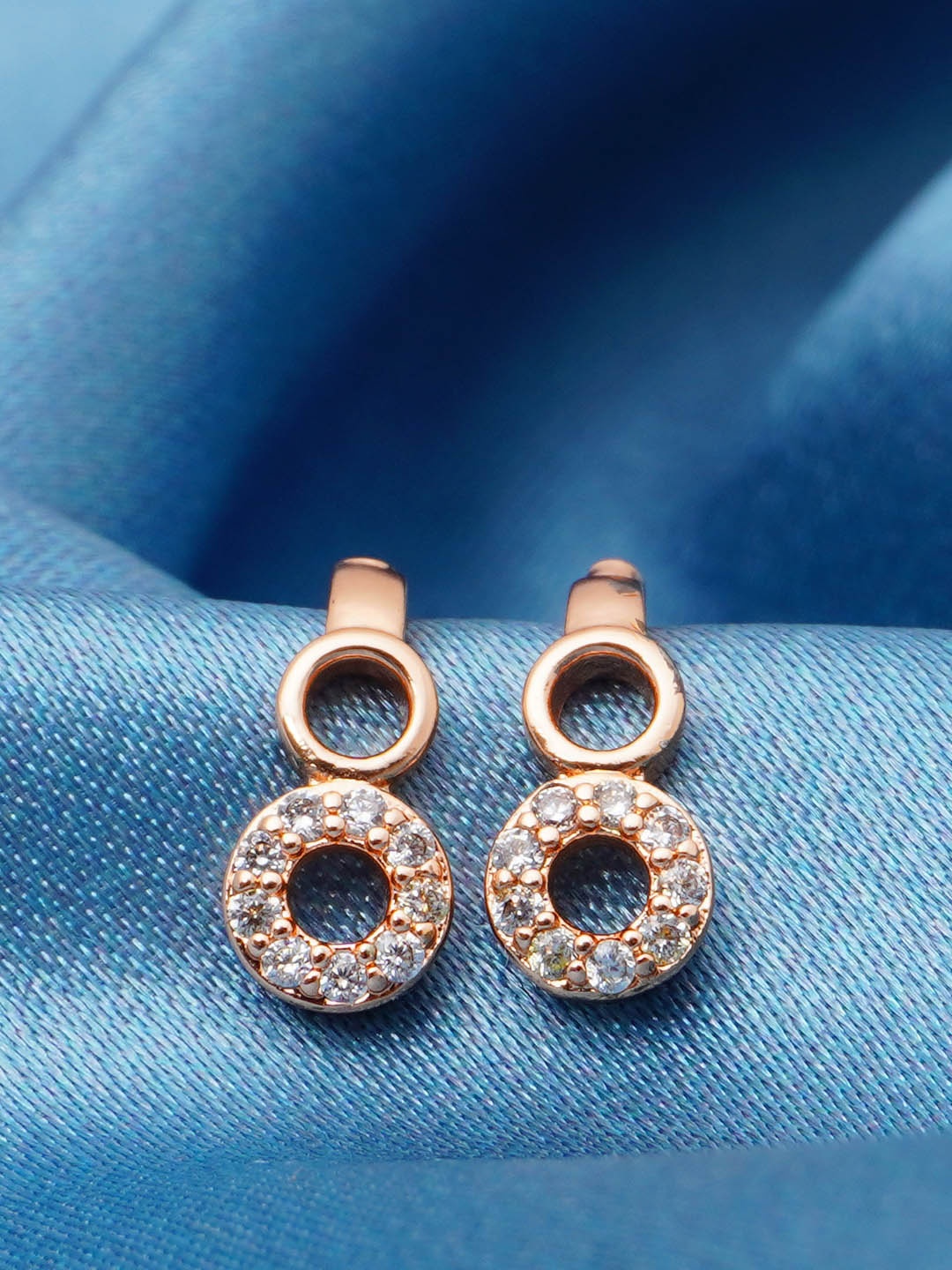 

Urmika Gold-Toned Contemporary Studs Earrings