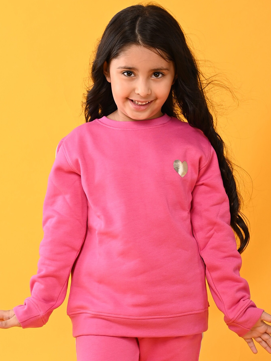 

Anthrilo Girls Pink Sweatshirt