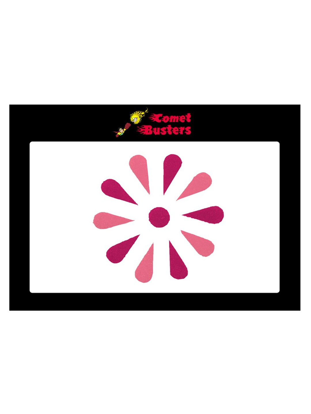 

Comet Busters 11 Pcs Reusable Designer Bindis - Pink