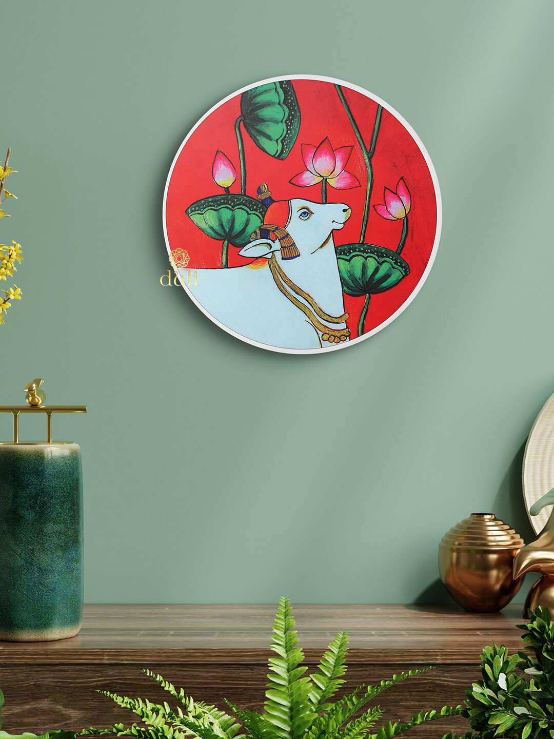 

DULI Red Nandi Design Wall Hanging Wall Dcor