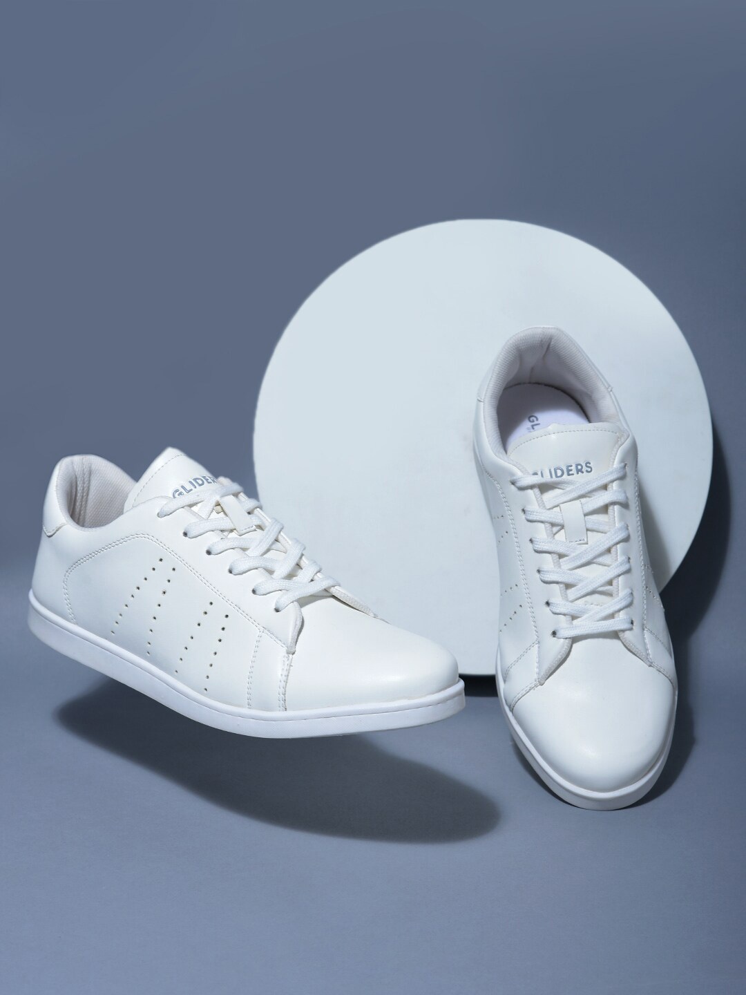 

Liberty Men White Perforations Sneakers